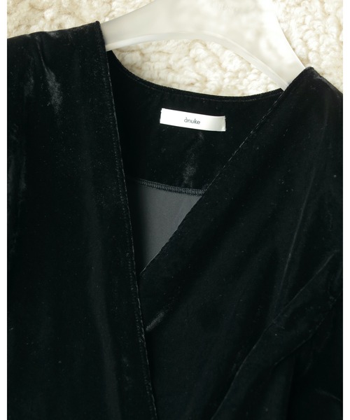 Velour Gather Blouse（シャツ/ブラウス）｜anuke（アンヌーク