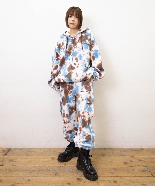 RNA（アールエヌエー）の「M2338 エフェクトダイZip UPパーカー（パーカー・レディース・ピンク/ブルー・MEDIUM）」の14枚目の写真