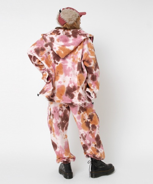 RNA（アールエヌエー）の「M2338 エフェクトダイZip UPパーカー（パーカー・レディース・ピンク/ブルー・MEDIUM）」の19枚目の写真