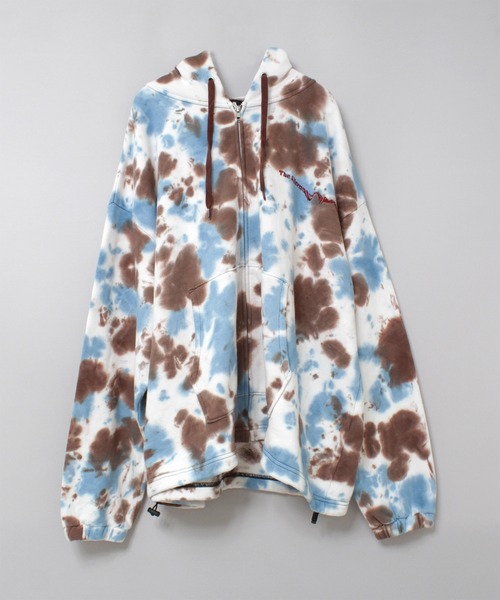 RNA（アールエヌエー）の「M2338 エフェクトダイZip UPパーカー（パーカー・レディース・ピンク/ブルー・MEDIUM）」の6枚目の写真