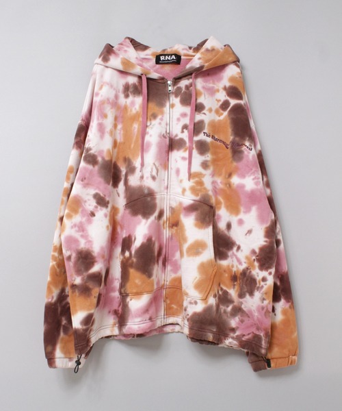 RNA（アールエヌエー）の「M2338 エフェクトダイZip UPパーカー（パーカー・レディース・ピンク/ブルー・MEDIUM）」の12枚目の写真