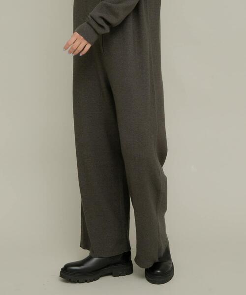 URBAN RESEARCH Sonny Label（アーバンリサーチサニーレーベル）の「ニットオールインワン（その他パンツ・レディース・チャコールグレー/ベージュ・36/38）」の11枚目の写真