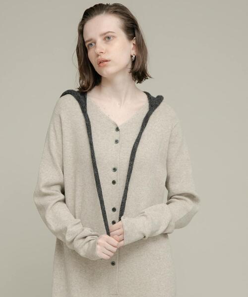 URBAN RESEARCH Sonny Label（アーバンリサーチサニーレーベル）の「ニットオールインワン（その他パンツ・レディース・チャコールグレー/ベージュ・36/38）」の21枚目の写真