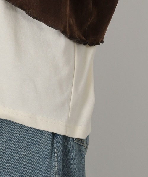 LAKOLE（ラコレ）の「ベロアドッキング長袖 / 594731（Tシャツ/カットソー・レディース・チャコール/ネイビー/アイボリー・FREE）」の17枚目の写真
