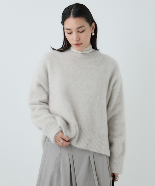 Chaos(カオス)/ ◇大草直子さん着用◇ ブルーフォックスクルーニット