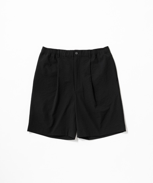 THOUSAND MILE（サウザンドマイル）の「[M's]TUCK SHORT PANTS SEERSUCKER/タックショートパンツ シアサッカー（その他パンツ・メンズ・ブラウン/ブラック/ネイビー・M/S/L）」の2枚目の写真