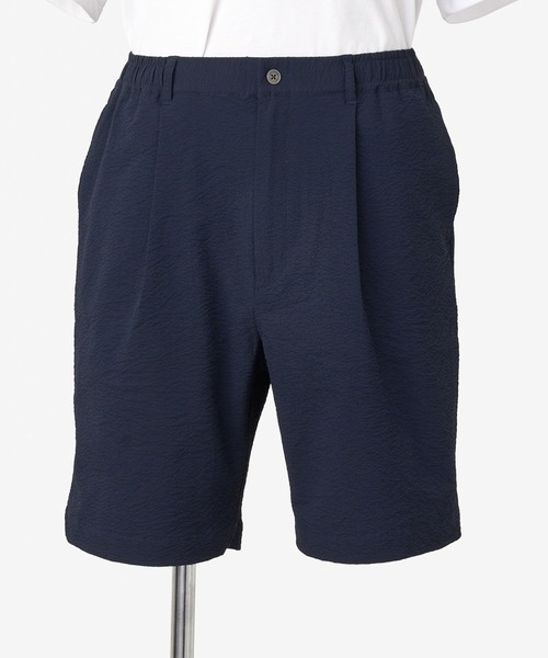 THOUSAND MILE（サウザンドマイル）の「[M's]TUCK SHORT PANTS SEERSUCKER/タックショートパンツ シアサッカー（その他パンツ・メンズ・ブラウン/ブラック/ネイビー・M/S/L）」の18枚目の写真