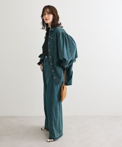 洋楽 Spoonful Productionz Sugar spoon ブラウス シャツ ・SUGAR SPOON ボリュームスリーブデニム