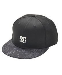 DC SHOES（ディーシーシューズ）の「25 KD PRINTVISOR SNA/DCキッズバイザー総柄キャップ（帽子）（キャップ）」