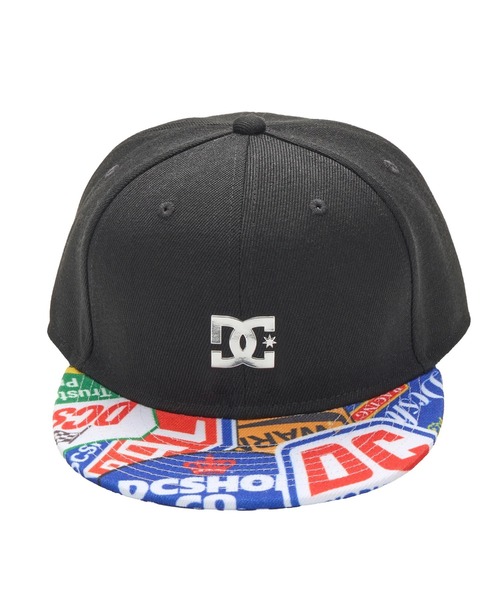DC SHOES(ディーシーシューズ)の「25 KD PRINTVISOR SNA/DCキッズバイザー総柄キャップ(帽子)(キャップ・キッズ・ブラック系その他2/ブラック×ブラック・FREE)」の2枚目の写真