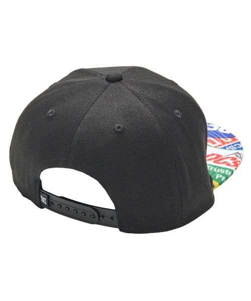 DC SHOES(ディーシーシューズ)の「25 KD PRINTVISOR SNA/DCキッズバイザー総柄キャップ(帽子)(キャップ・キッズ・ブラック系その他2/ブラック×ブラック・FREE)」の4枚目の写真