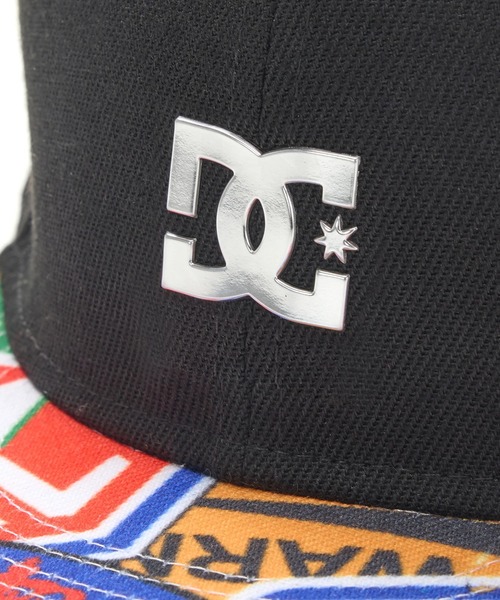 DC SHOES(ディーシーシューズ)の「25 KD PRINTVISOR SNA/DCキッズバイザー総柄キャップ(帽子)(キャップ・キッズ・ブラック系その他2/ブラック×ブラック・FREE)」の3枚目の写真