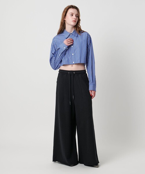 セール】＜ASTRAET＞ウラケ ワイド トラックパンツ（スウェットパンツ