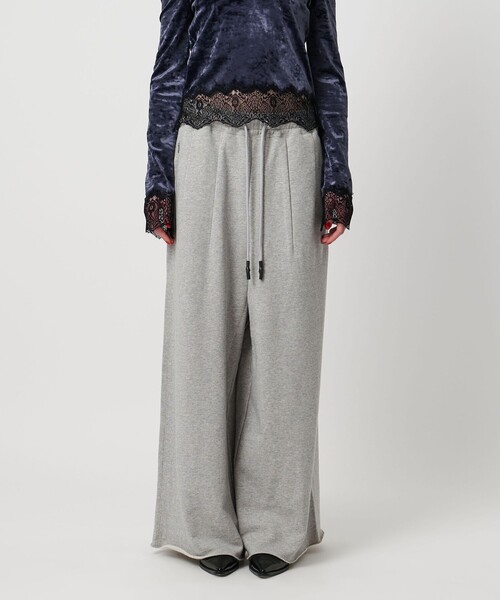 セール】＜ASTRAET＞ウラケ ワイド トラックパンツ（スウェットパンツ