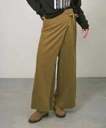 BAYFLOW | [とろみ感のある素材]フィブリルラップパンツ(その他パンツ)