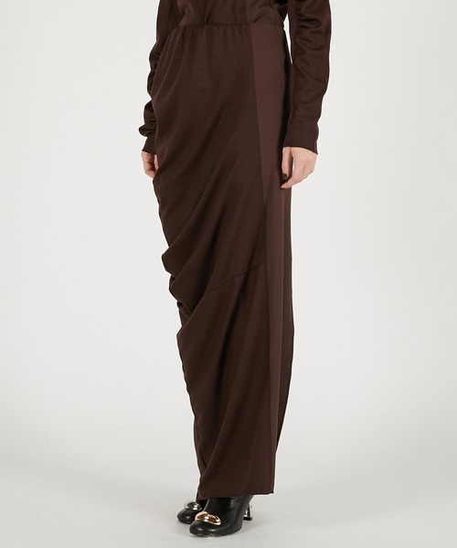 ウールスラウチースカート / Wool Slouchy Skirt（スカート）｜PRANK