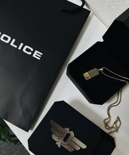 POLICE（ポリス）の「【POLICE】ポリス CHAINMALE プレート ネックレス（ネックレス・メンズ・シルバー/イエローゴールド・FREE）」の10枚目の写真
