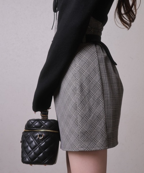 セール】インナーショーパン付チェックスカート（スカート