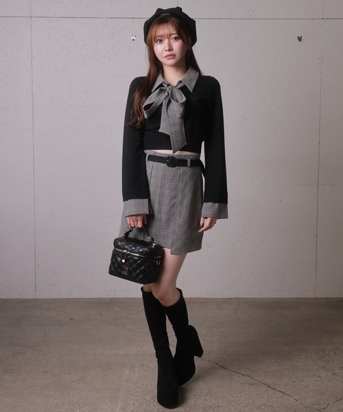 セール】インナーショーパン付チェックスカート（スカート