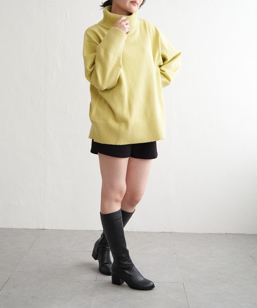 セール】ワイドタートルネックニットプルオーバー（ニット/セーター
