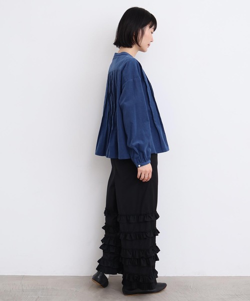 21W シャツコールタックブラウス（シャツ/ブラウス）｜l'atelier du