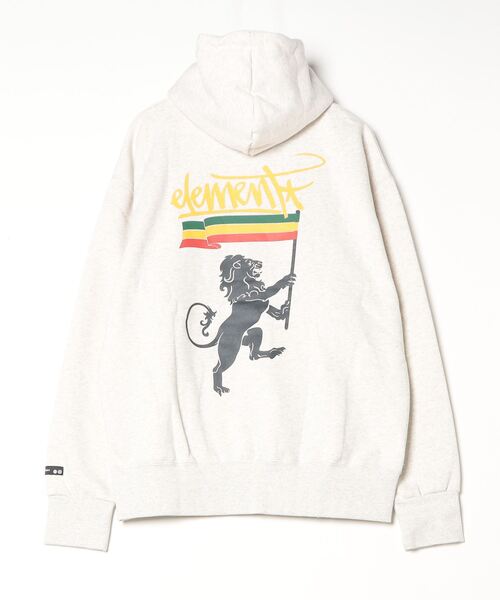 ELEMENT（エレメント）の「エレメント  RASTAMAN HOOD エクストリームスポーツ スウェットパーカー（パーカー・メンズ・ブラック/グレー・M/L/LL）」の3枚目の写真