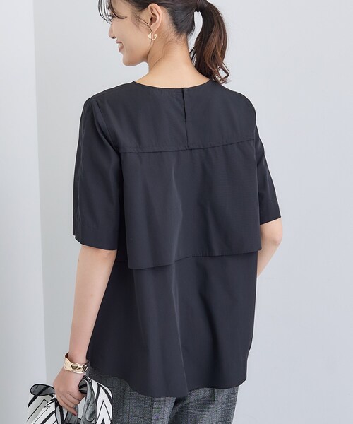 INDIVI（インディヴィ）の「【UVケア】バックデザインブラウス（シャツ/ブラウス・レディース・ブルー系7/ブラック/ホワイト/グレー系2・38/13/36）」の11枚目の写真