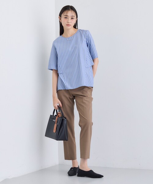 INDIVI（インディヴィ）の「【UVケア】バックデザインブラウス（シャツ/ブラウス・レディース・ブルー系7/ブラック/ホワイト/グレー系2・38/13/36）」の20枚目の写真