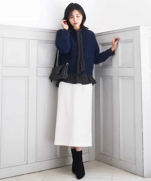 KMさん専用　美品　BLACK CRANE キルトトップス MK MICHEL KLEIN（エムケーミッシェルクラン）の「ループネップ