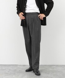 NOLLEY'S（ノーリーズ）の「《SOLOTEX》ストレッチサキソニー/NSN2タックスラックス/ベルトレス/サイドアジャスター/25AW（スラックス）」