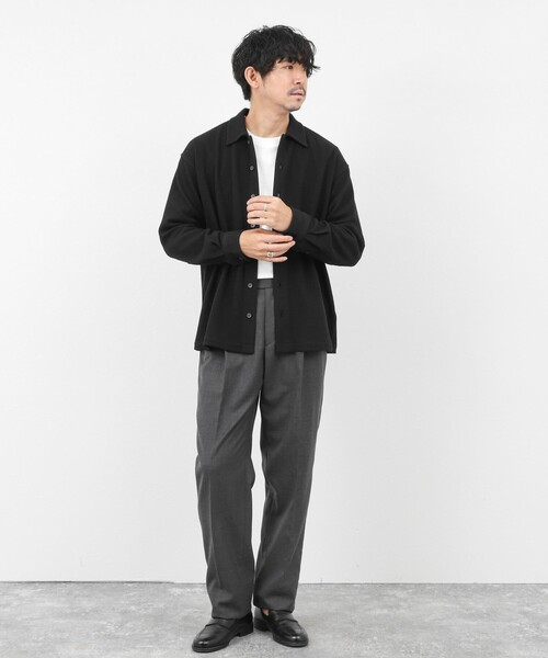 NOLLEY’S（ノーリーズ）の「《SOLOTEX》ストレッチサキソニー/NSN2タックスラックス/ベルトレス/サイドアジャスター/25AW（スラックス・メンズ・チャコールグレー/グレー系その他/ブラック・L/M/S/XL）」の20枚目の写真