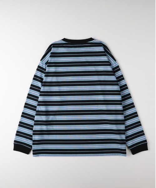BACK NUMBER(バックナンバー)の「BACK NUMBER(バックナンバー)【メンズ】カラーボーダーロングスリーブTシャツ(Tシャツ/カットソー・メンズ・ライトグレー/ブラック/ネイビー・L/XL/M)」の6枚目の写真
