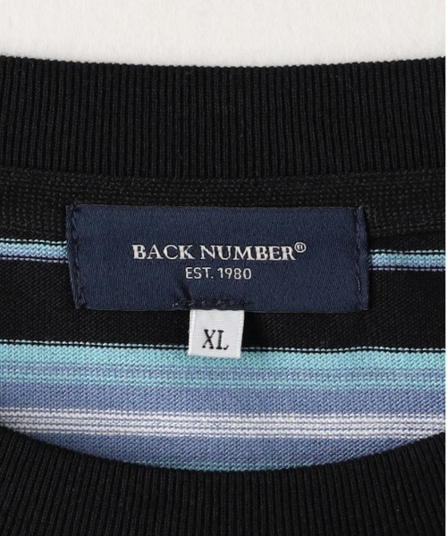 BACK NUMBER(バックナンバー)の「BACK NUMBER(バックナンバー)【メンズ】カラーボーダーロングスリーブTシャツ(Tシャツ/カットソー・メンズ・ライトグレー/ブラック/ネイビー・L/XL/M)」の8枚目の写真