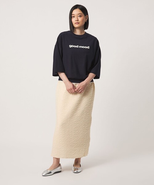 A DAY IN THE LIFE UNITED ARROWS(アデイインザライフユナイテッドアローズ)の「ポコポコ タイトスカート <A DAY IN THE LIFE>(スカート・レディース・ブラック/ダークブラウン/オフホワイト・FREE)」の5枚目の写真