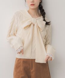 ニット/セーター（ベージュ系・リボン）ファッション通販 - ZOZOTOWN