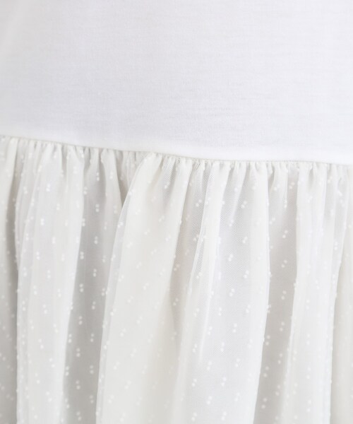 DRESKIP（ドレスキップ）の「裾フリルレイヤードトップス（Tシャツ/カットソー・レディース・ホワイト系8/ホワイト系6/オフホワイト・04/03/02/01）」の15枚目の写真