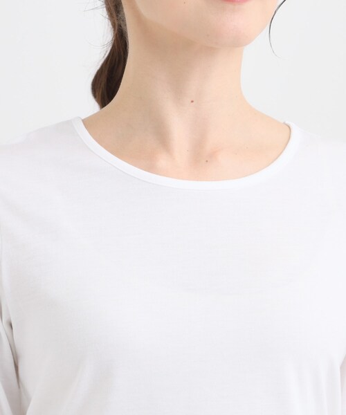 DRESKIP（ドレスキップ）の「裾フリルレイヤードトップス（Tシャツ/カットソー・レディース・ホワイト系8/ホワイト系6/オフホワイト・04/03/02/01）」の19枚目の写真