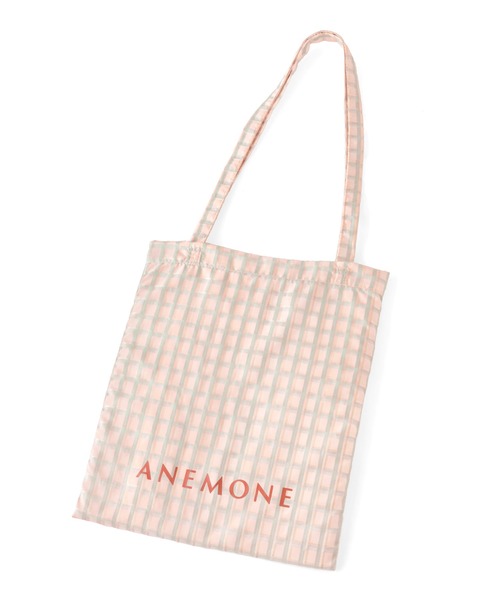 ANEMONE（アネモネ）の「アソート柄ロゴトートバッグ（トートバッグ・レディース・ブルー/ライトピンク/レッド/ライトグレー・FREE）」の6枚目の写真