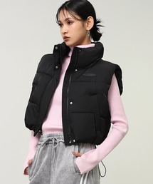 ANAP | ナイロン ファイバー ダウン ショート ベスト(ベスト)