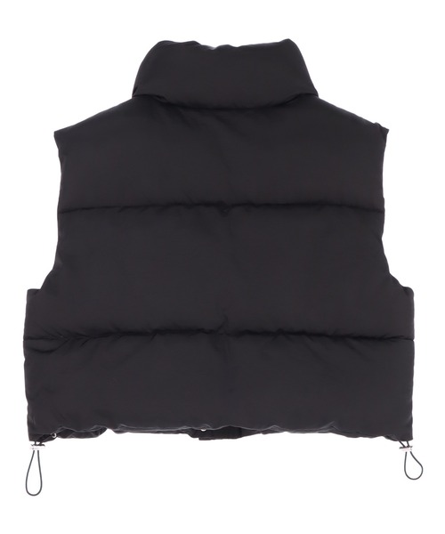 ANAP（アナップ）の「ナイロン ファイバー ダウン ショート ベスト（ベスト・レディース・ブラウン/ブラック・F）」の18枚目の写真