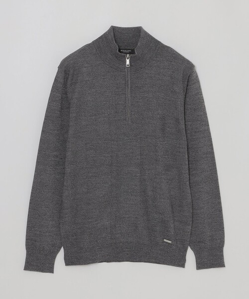 BLACK LABEL CRESTBRIDGE(ブラックレーベル・クレストブリッジ)の「シャドーチェックハーフジップニット(ニット/セーター・メンズ・ネイビー/ブラック/グレー系その他・M/L/XL)」の8枚目の写真