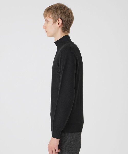 BLACK LABEL CRESTBRIDGE(ブラックレーベル・クレストブリッジ)の「シャドーチェックハーフジップニット(ニット/セーター・メンズ・ネイビー/ブラック/グレー系その他・M/L/XL)」の10枚目の写真