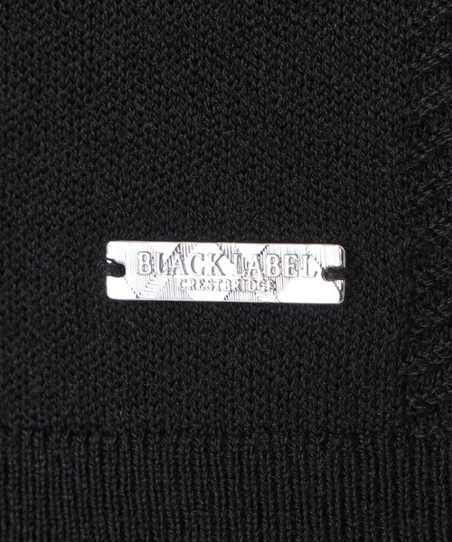 BLACK LABEL CRESTBRIDGE(ブラックレーベル・クレストブリッジ)の「シャドーチェックハーフジップニット(ニット/セーター・メンズ・ネイビー/ブラック/グレー系その他・M/L/XL)」の12枚目の写真