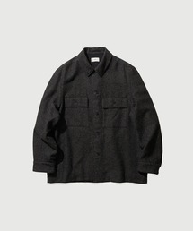 【ATON / エイトン】ALPACA HOUND TOOTH CPO JACKET