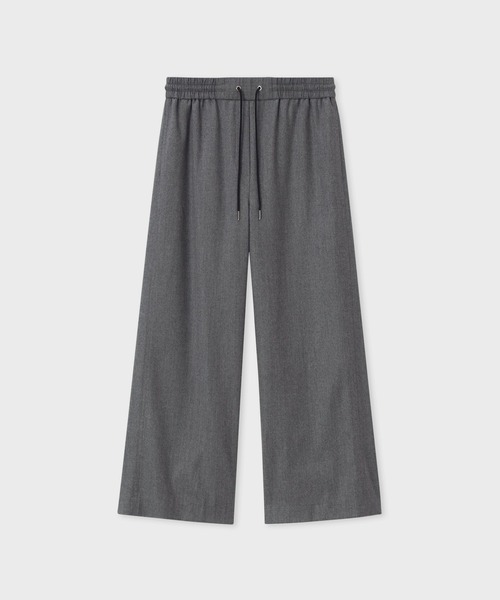 Paul Smith（ポールスミス）の「ウィメンズ ウールフランネル ワイドパンツ / 255055 255T（その他パンツ・レディース・ワインレッド/グレイッシュベージュ/グレー・40）」の2枚目の写真