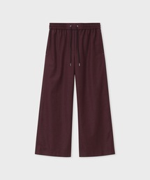 ポールスミス　19AW リネンブレンド　コットン　タックワイドパンツ　パリコレ ポールスミス 19AW リネンブレンド タック ワイドパンツ