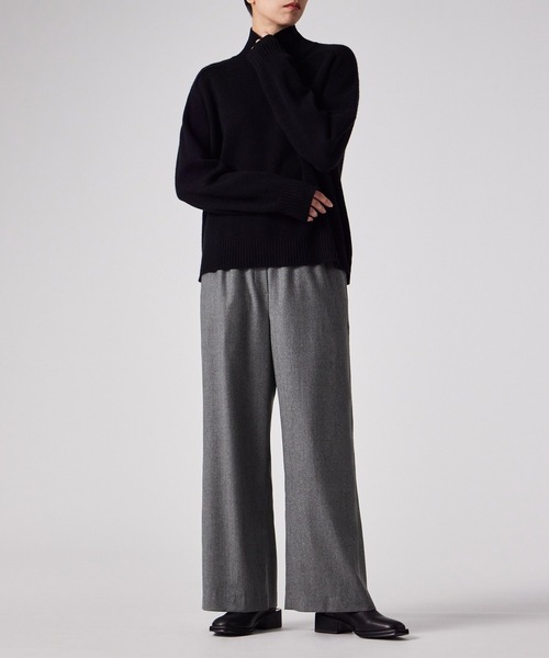 Paul Smith（ポールスミス）の「ウィメンズ ウールフランネル ワイドパンツ / 255055 255T（その他パンツ・レディース・ワインレッド/グレイッシュベージュ/グレー・40）」の13枚目の写真