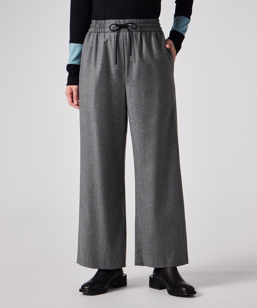 Paul Smith（ポールスミス）の「ウィメンズ ウールフランネル ワイドパンツ / 255055 255T（その他パンツ・レディース・ワインレッド/グレイッシュベージュ/グレー・40）」の14枚目の写真