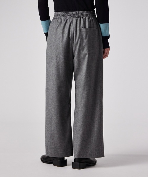 Paul Smith（ポールスミス）の「ウィメンズ ウールフランネル ワイドパンツ / 255055 255T（その他パンツ・レディース・ワインレッド/グレイッシュベージュ/グレー・40）」の15枚目の写真