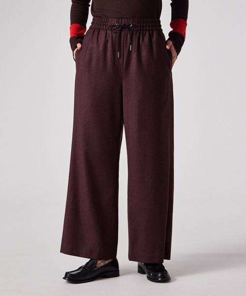 Paul Smith（ポールスミス）の「ウィメンズ ウールフランネル ワイドパンツ / 255055 255T（その他パンツ・レディース・ワインレッド/グレイッシュベージュ/グレー・40）」の17枚目の写真